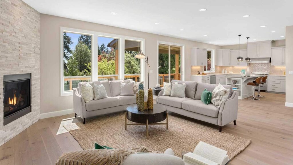 clean open concept